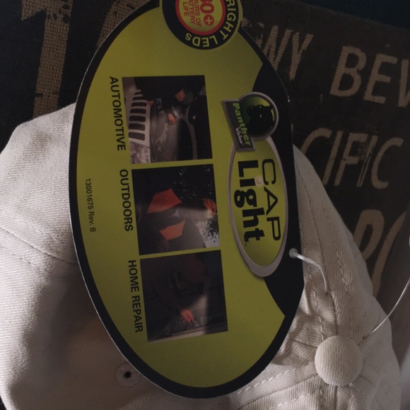 NWT Panther vision cap light. LED lighted baseball cap snapback tan. - Picture 4 of 12